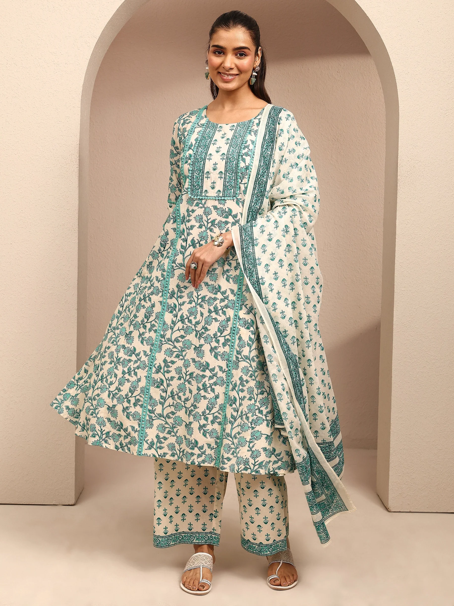 Soft Cotton Anarkali Suit
